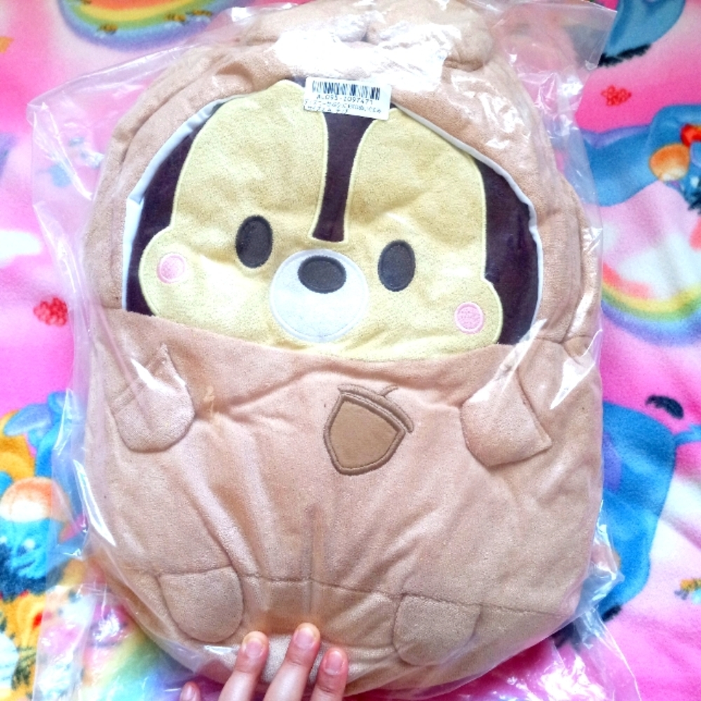 Chip n dale plush cushion